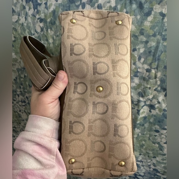 Salvatore Ferragamo Gancini Canvas Tote - Picture 8 of 10